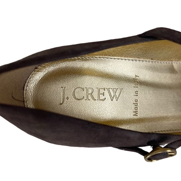 J Crew Suede Peep Toe Mary Jane’s - Picture 6 of 6